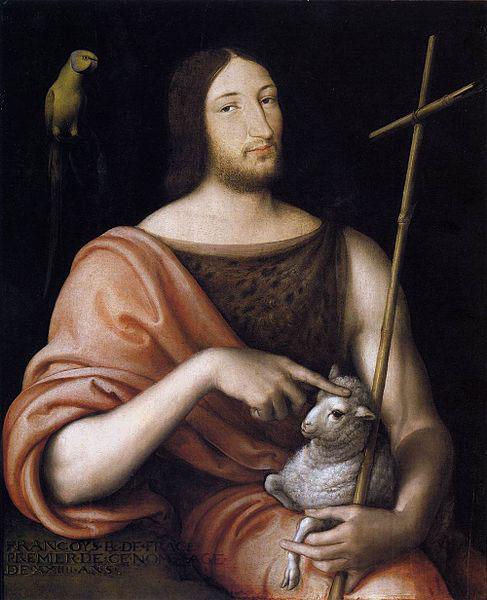 Jean Clouet Portrait of Francois I as St John the Baptist Germany oil painting art